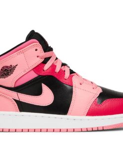 (Grade School) Air Jordan 1 Mid 'Coral Chalk' 554725-662