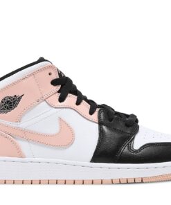 (Grade School) Air Jordan 1 Mid Crimson Tint 554725-133 Nicesnk