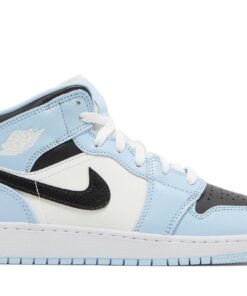 (Grade School) Air Jordan 1 Mid 'Ice Blue' 555112-401