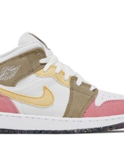 (Grade School) Air Jordan 1 Mid 'Pastel Grind' DJ0338-100