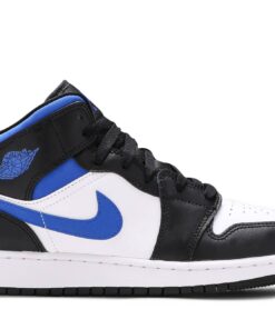 (Grade School) Air Jordan 1 Mid 'Racer Blue' 2021 554725-140