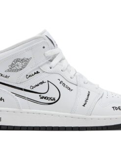 (Grade School) Air Jordan 1 Mid 'Schematic' DQ1864-100