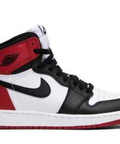 (Grade School) Air Jordan 1 Retro BG Black Toe 2016 575441-125 Nicesnk