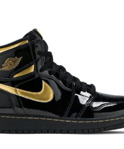 (Grade School) Air Jordan 1 Retro High OG 'Black Metallic Gold' 575441-032