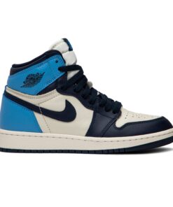 (Grade School) Air Jordan 1 Retro High OG Obsidian 575441-140 Nicesnk