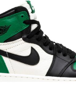 Alternative view of (Grade School) Air Jordan 1 Retro High OG Pine Green 575441-302 Nicesnk