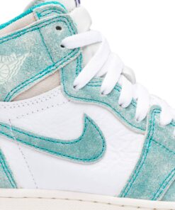 Alternative view of (Grade School) Air Jordan 1 Retro High OG Turbo Green 575441-311 Nicesnk