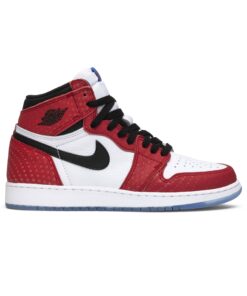(Grade School) Air Jordan 1 Retro High Spider-Man Origin Story 575441-602 Nicesnk