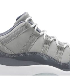 Alternative view of (Grade School) Air Jordan 11 Retro Low BG 'Cool Grey' 528896-003