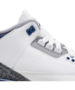 Alternative view of (Grade School) Air Jordan 3 Retro Midnight Navy DM0967-140 Nicesnk