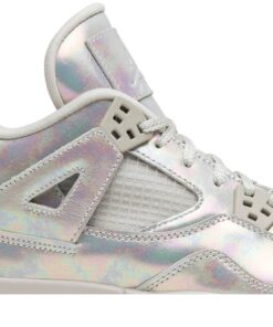 Alternative view of (Grade School) Air Jordan 4 GG 'Pearl' 742639-045
