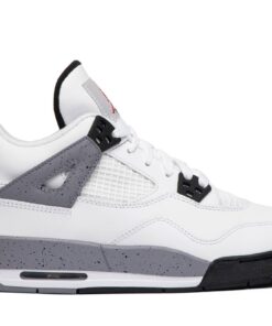 (Grade School) Air Jordan 4 Retro 2012 'White Cement' 408452-103
