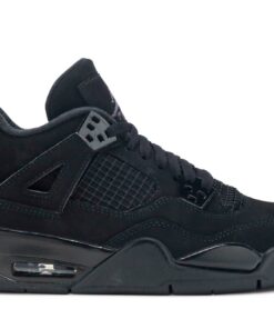 (Grade School) Air Jordan 4 Retro Black Cat 2020 408452-010 Nicesnk