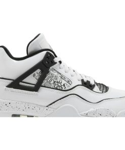 Alternative view of (Grade School) Air Jordan 4 Retro DIY DC4101-100 Nicesnk