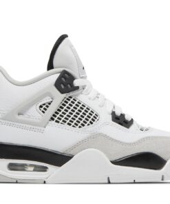 (Grade School) Air Jordan 4 Retro 'Military Black' 408452-111