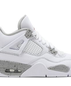 (Grade School) Air Jordan 4 Retro White Oreo DJ4699-100 Nicesnk