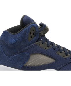 Alternative view of (Grade School) Air Jordan 5 Retro Midnight Navy FN5452-400 Nicesnk