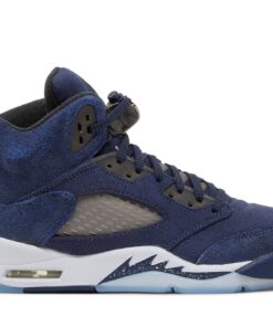 (Grade School) Air Jordan 5 Retro Midnight Navy FN5452-400 Nicesnk