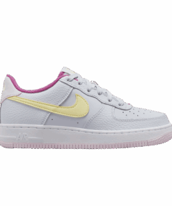 (Grade School) Nike Air Force 1 Grey Citron Fuchsia DV7762-001 Nicesnk