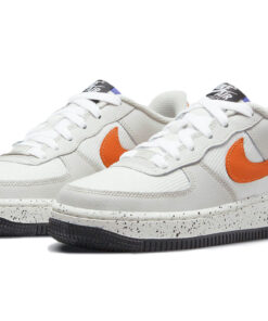 (Grade School) Nike Air Force 1 Low 'Light Bone Sail Starfish Orange' DO4657-081