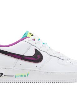 (Grade School) Nike Air Force 1 LV8 Just Do It! DX3933-100 Nicesnk