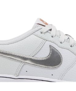 Alternative view of (Grade School) Nike Air Force 1 'Pure Platinum Barely Grape' CT3839-004
