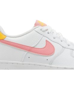 Alternative view of (Grade School) Nike Air Force 1 'White Coral Chalk' DV7762-100