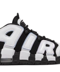 (Grade School) Nike Air More Uptempo Black Cobalt Bliss DQ6200-001 Nicesnk