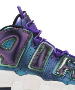 Alternative view of (Grade School) Nike Air More Uptempo Iridescent Purple 922845-500