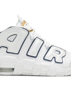 (Grade School) Nike Air More Uptempo White Midnight Navy 415082-109