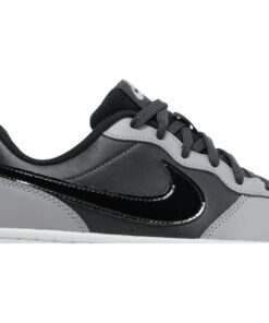 Alternative view of (Grade School) Nike Court Borough Low 2 'Anthracite Stadium Grey' BQ5448-014