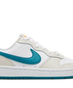 (Grade School) Nike Court Borough Low 2 'Cream Teal' BQ5448-017