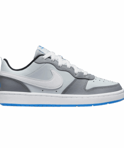 (Grade School) Nike Court Borough Low 2 SE 'Pure Platinum Photo Blue' BQ5448-019