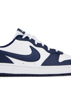 (Grade School) Nike Court Borough Low 2 'White Blue Void' BQ5448-107
