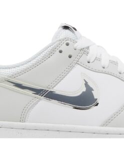 Alternative view of (Grade School) Nike Dunk Low Glitch Swoosh DV3033-001 Nicesnk
