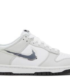 (Grade School) Nike Dunk Low Glitch Swoosh DV3033-001 Nicesnk