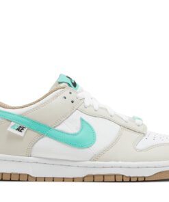 (Grade School) Nike Dunk Low 'Split Seam White Tan Mint' DX6063-131