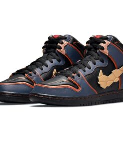 Alternative view of Gundam x Nike Dunk High SB 'Project Unicorn - Banshee Norn'