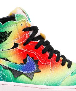 Alternative view of J. Balvin x Air Jordan 1 Retro OG High Colores Y Vibras  DC3481-900 Nicesnk