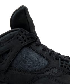 Alternative view of KAWS x Air Jordan 4 Retro Black 930155-001 Nicesnk