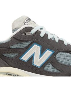 Alternative view of KITH x New Balance 990v3 Made in USA Steel Blue M990KS3 Nicesnk