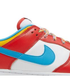 Alternative view of LeBron James x Nike Dunk Low 'Fruity Pebbles' DH8009-600