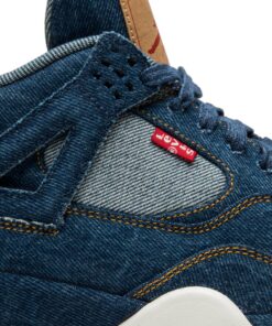 Alternative view of Levis x Air Jordan 4 Retro Denim  AO2571-401 Nicesnk