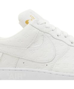 Alternative view of Louis Vuitton x Nike Air Force 1 Low By Virgil Abloh White 1A9V8A Nicesnk