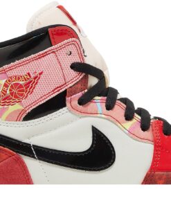 Alternative view of Marvel Spiderman x Air Jordan 1 Retro High OG 'Across The Spider Verse Next Chapter' DV1748-601
