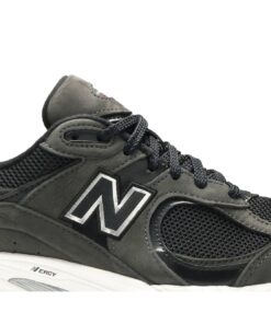 Alternative view of New Balance 2002R Black Grey ML2002RB Nicesnk