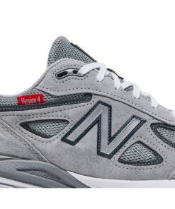 Alternative view of New Balance 990v4 Made In USA Red Label Grey M990VS4 Nicesnk