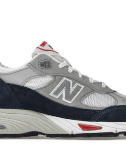 New Balance 991 Grey Navy Red M991GWR