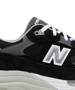 Alternative view of New Balance 992 Made In USA Black Grey Suede M992EB Nicesnk