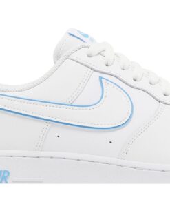 Alternative view of Nike Air Force 1 '07 Low White University Blue Sole DV0788-101